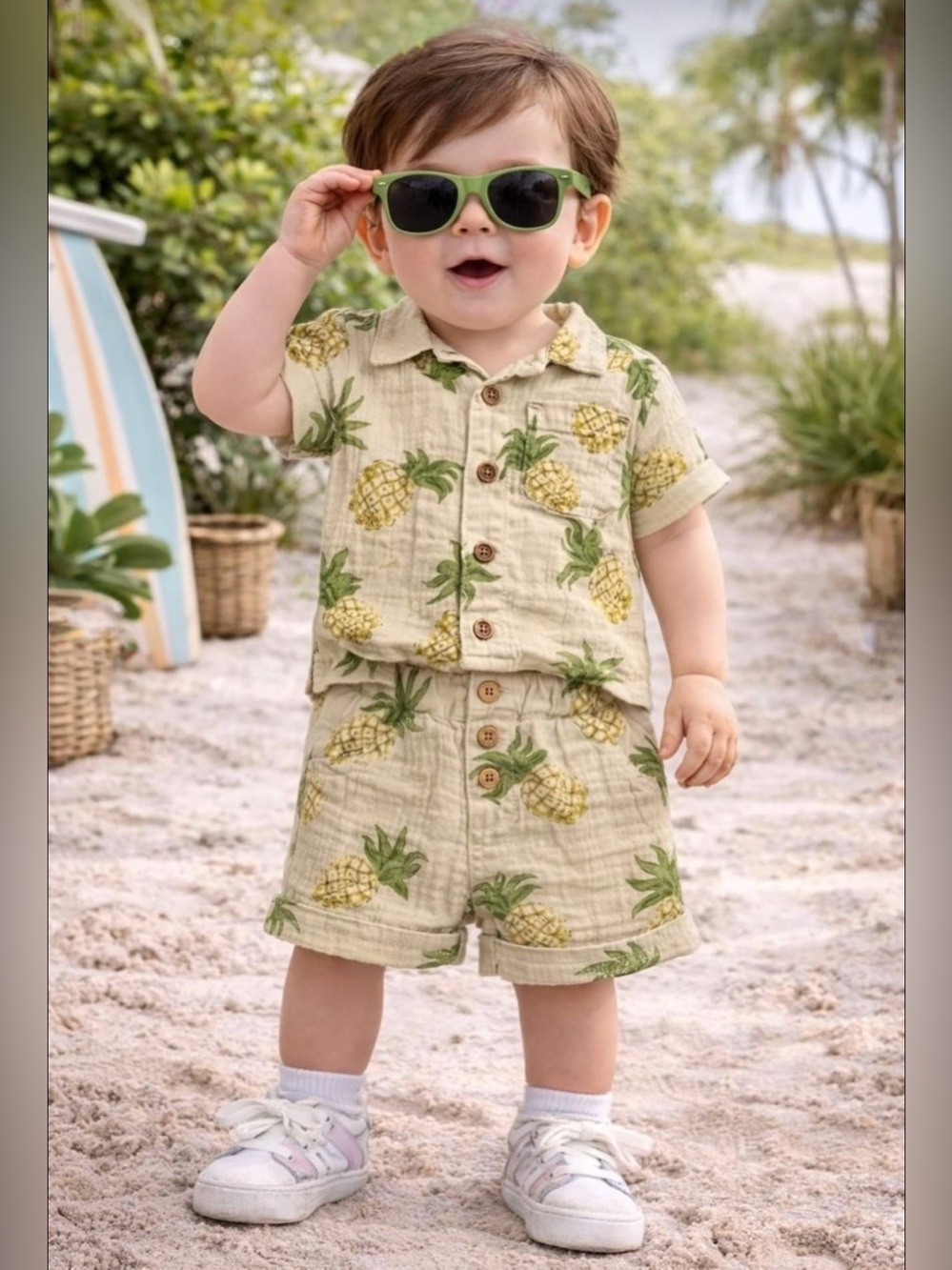 Rabbit and bear two piece set